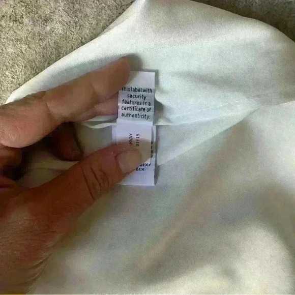 Diane Von Furstenberg Parvay Flutter Foil Top Size 0 - Picture 7 of 7